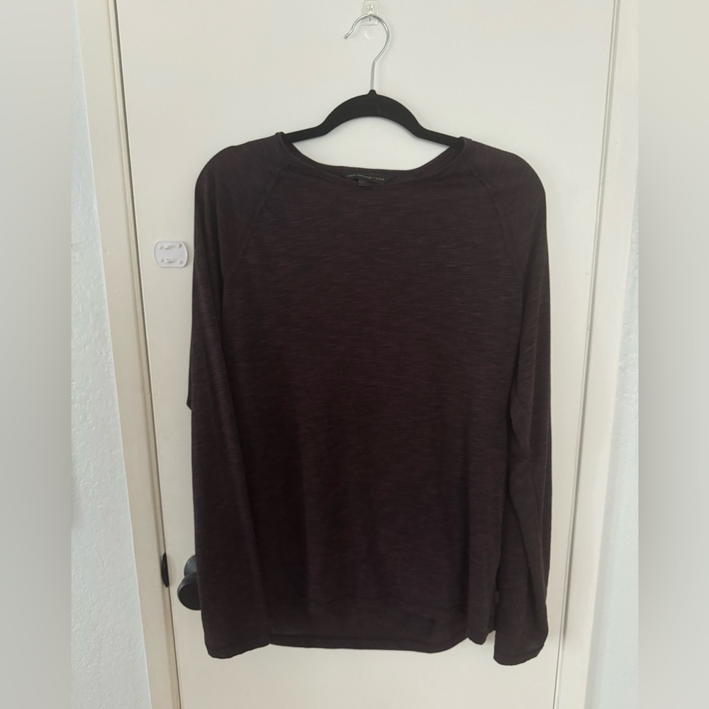John Varvatos star USA mens crew neck long sleeve, size Large